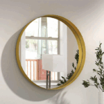 مرايا-معدن-80×80سم-دهبي-Lm108