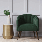 كرسي بذراعين -خشب زان احمر-80×70سم-HAS-329