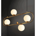 نجفة-معدن و زجاج-110×100-EL 21412