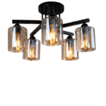 نجفة-معدن و زجاج-40×25-EL 21513