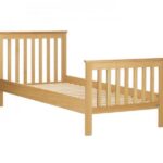 سرير أطفال-خشب-200×120سم-بيج-M0181
