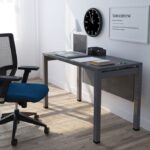 مكتب-ام دي اف+معدن-رمادي-ART-32