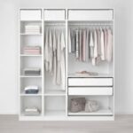 دولاب بدون درف-ام دي اف اسباني-200×160-ابيض-DR1