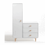 دولاب أطفال-كونتر-80×160سم-أبيض و بيج-E1D143