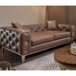 كنبة بثلاث مقاعد -خشب زان- 80×85سم – FFM106