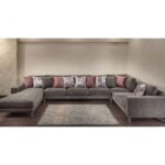 كنبة حرف U-خشب زان- 80×85سم – FFM108