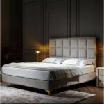 سرير-خشب زان احمر-120×120-Hk4