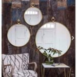 طقم مرايا-معدن-80cm-ذهبي-IMEI0006