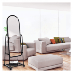 مرايا-حديد-140×45سم-أسود-M01