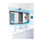 برواز مرايا -خشب-12×80سم-بني-MI200