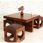 ترابيزة قهوة-ام دي اف-80×65سم-بني-MK.A1