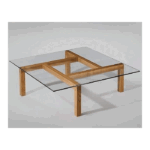 ترابيزة قهوة-خشب-70×40سم-بيج-STG70