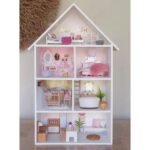 بيت عرائس-ام دي اف-120X80سم-ابيض-DOWH01