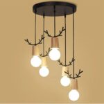 نجفة-معدن و خشب-90×40–EL 135