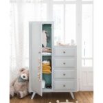 دولاب أطفال-خشب إم دي إف-150×85سم-رمادي-WW4-15