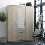 دولاب-ام دي اف اسباني-200×160سم-بيج-GS642