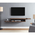 رف حائط-ام دي اف-135×20سم-بني-HGF013-BR