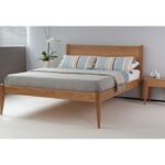 سرير مع كومود -خشب كونتر-بيج-B2