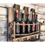 رف زجاجات -خشب-80×70سم-خشبي-KBB 70