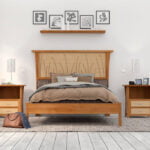 سرير+ 2 كومود-زان-بني -WW4-17