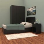 غرفة نوم اطفال-ام دي اف تيلاندي-200×120-اسود-Ro1