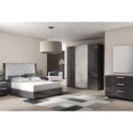 غرفة نوم-ام دي اف تيلاندي–اسود-Ro7