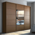 دولاب-ام دي اف اسباني-بني-200*180سم-WS1136